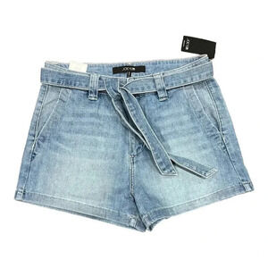 Joe’s Jeans Blue Belted Denim Shorts 26